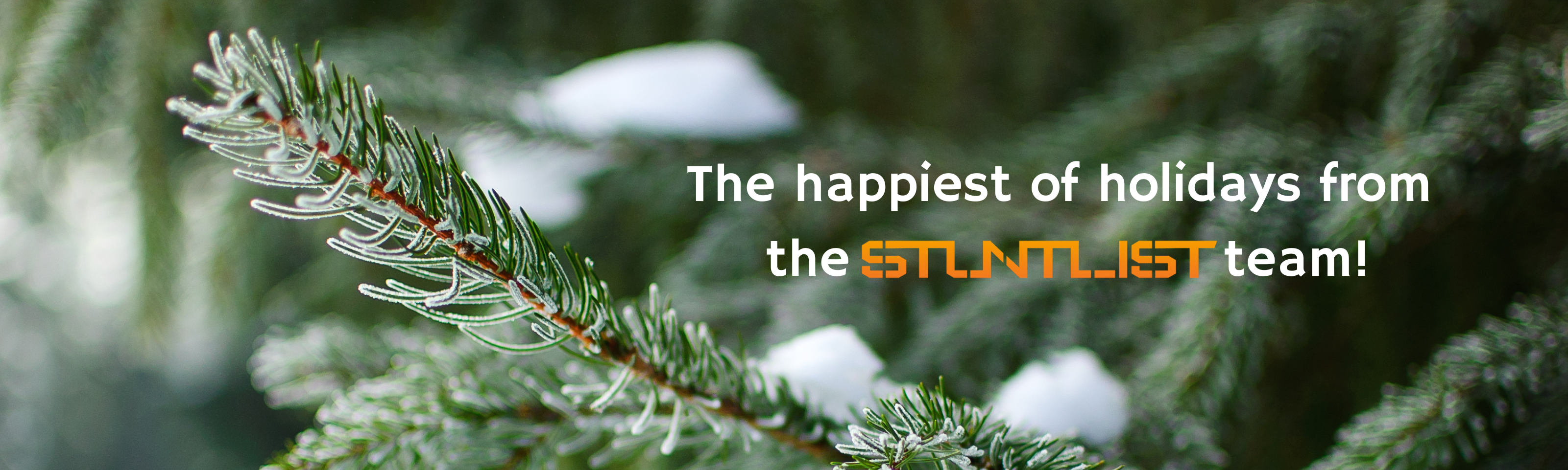 Holiday wishes from StuntList