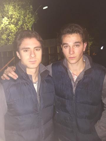 Doubling for a fight scene