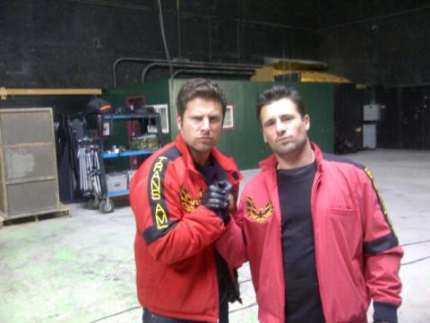 doubling james Roday, driving