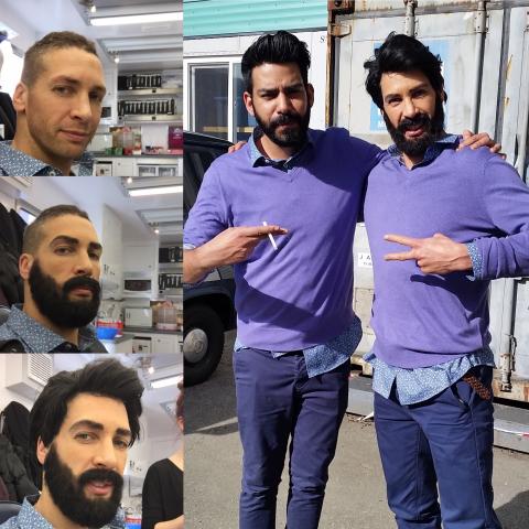 Doubling on iZombie/ Wig, Beard, Moustashe