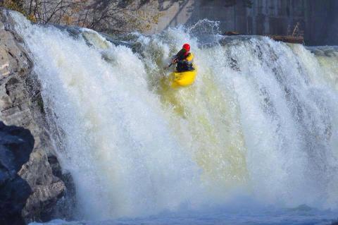 Running the falls