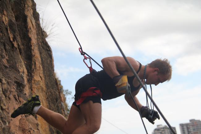 Abseiling