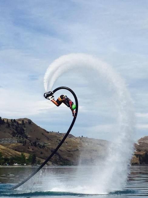 Flyboarding Backflip 