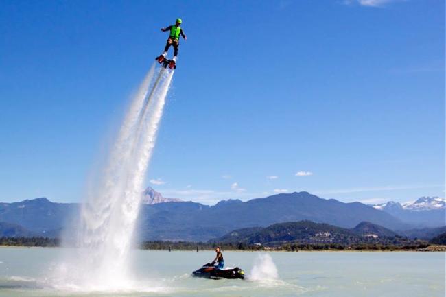 Flyboarding demo Kite Clash 2015