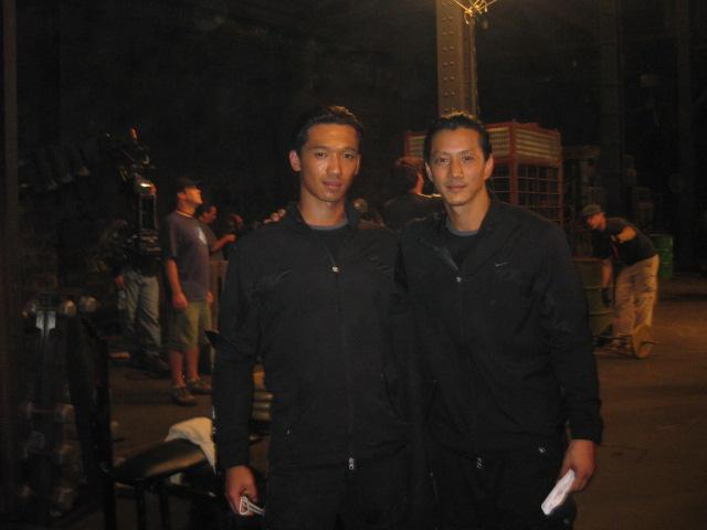 Me and Will Yun Lee DBL on Bionic Woman