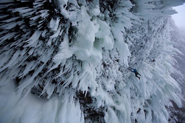 Hardest ice climbing in the world