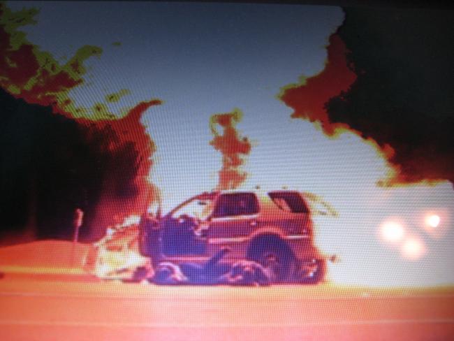 Car explosion \"NUMB3RS\" 